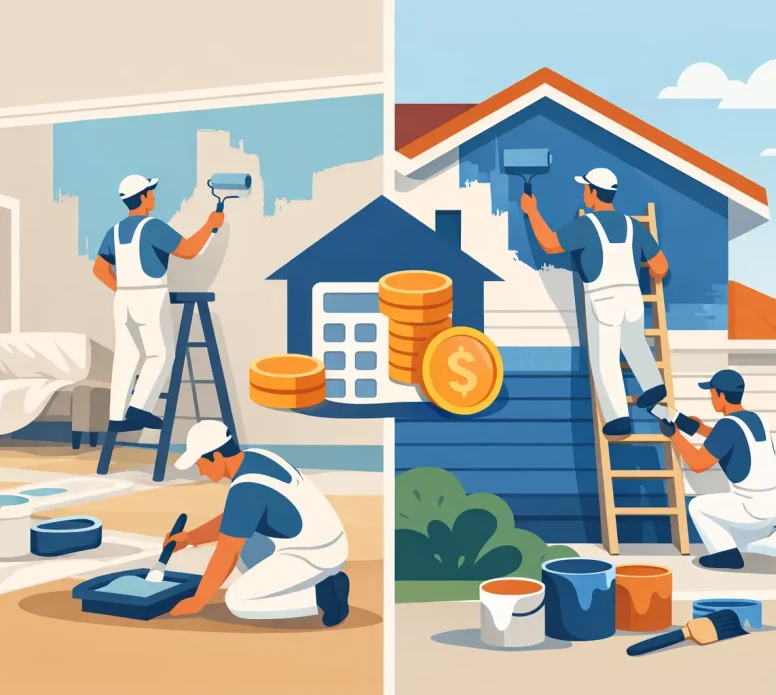 Cost to Paint Interior and Exterior of a House