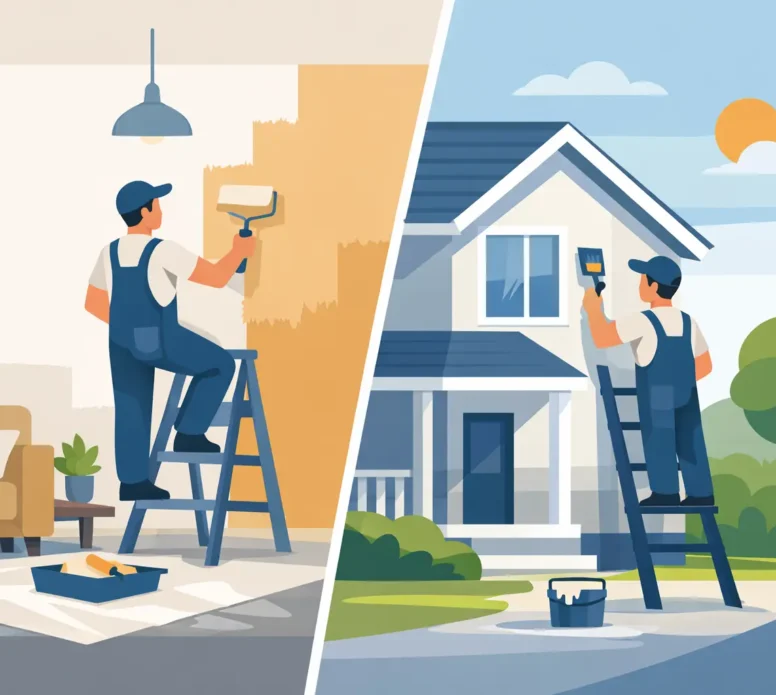 Interior and Exterior House Painting Done Right