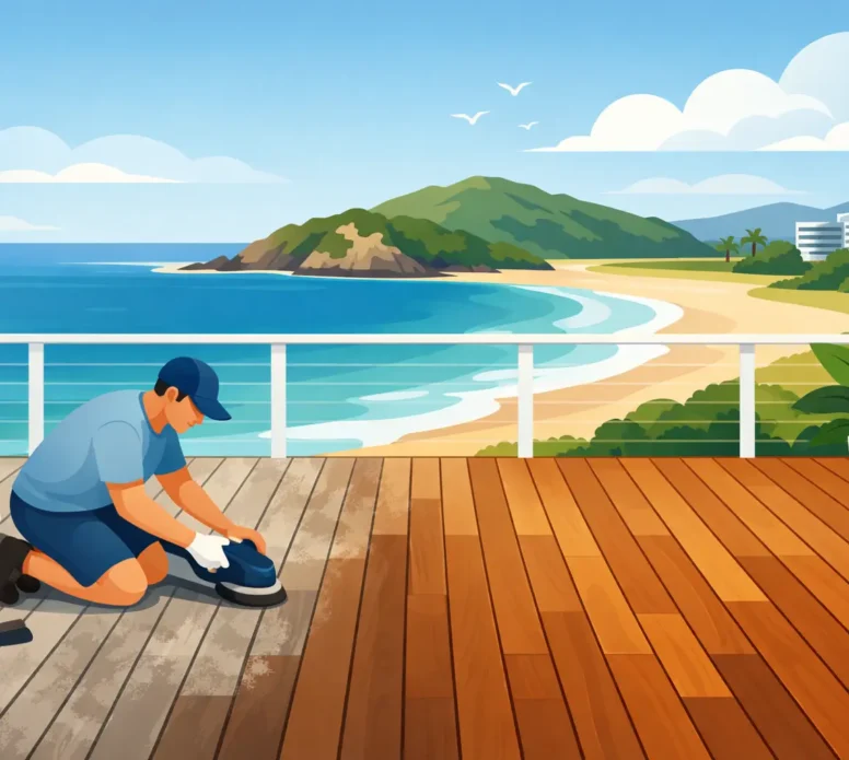 Timber Deck Restoration in Coffs Harbour