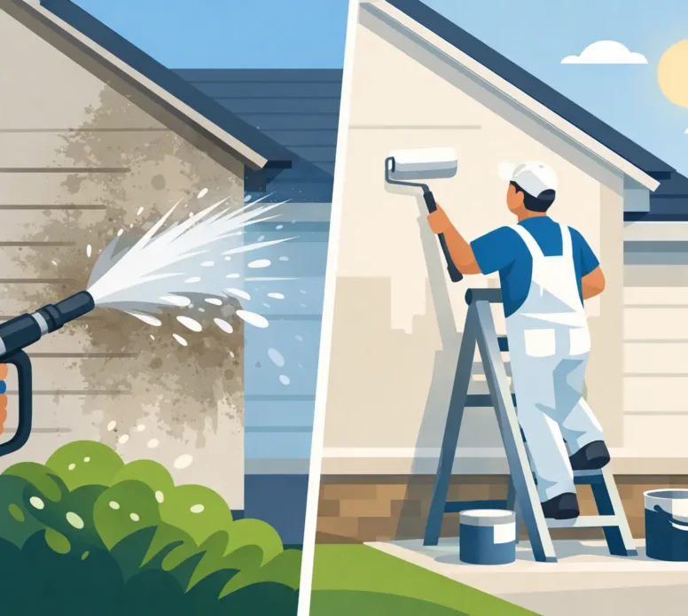 Is Pressure Cleaning Before Painting Necessary?