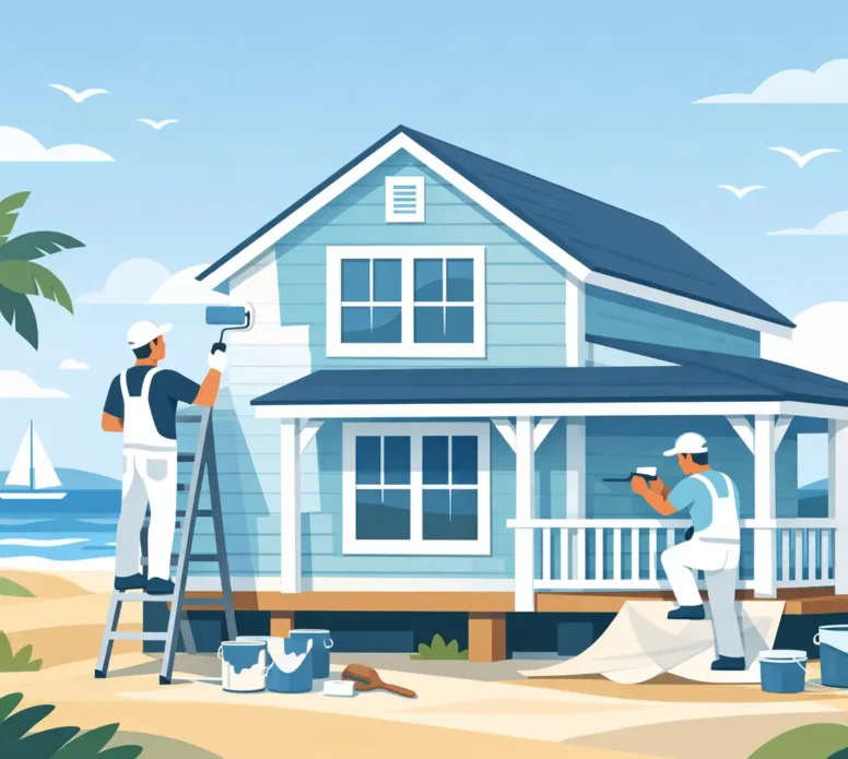 Weatherboard House Painting for Coastal Homes