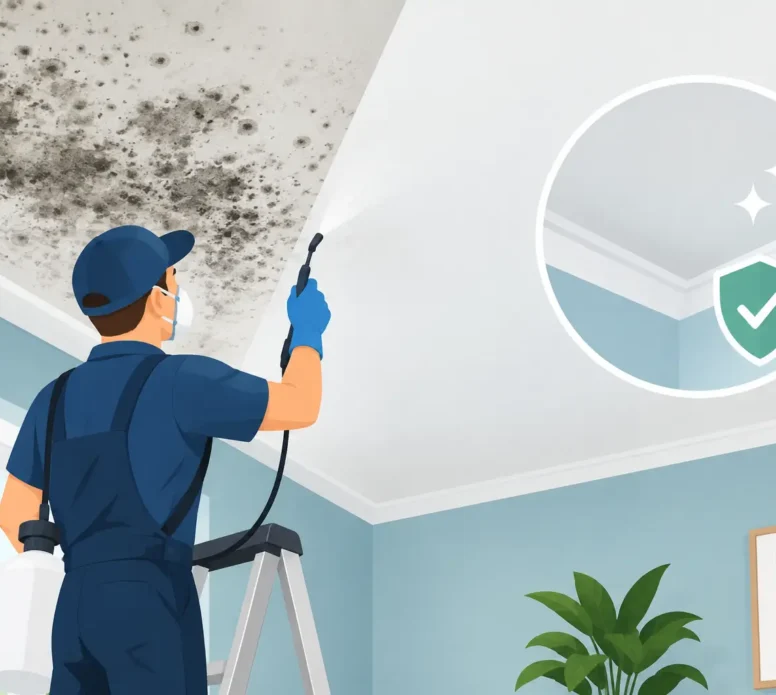 Mildew Ceiling Treatment That Actually Lasts